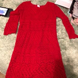 cat and jack red dress so pretty